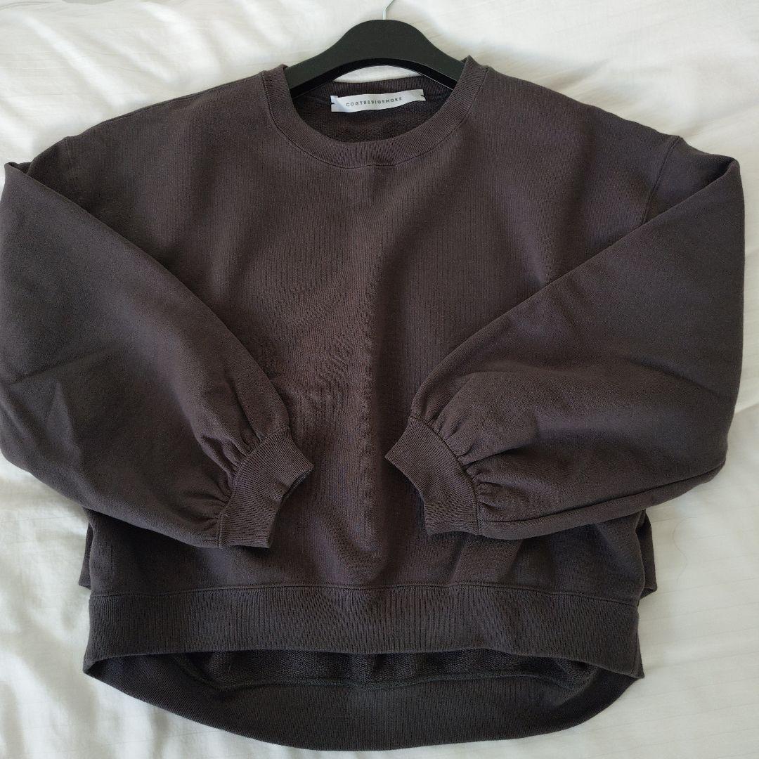 COGTHEBIGSMOKE コグ ザ ビッグスモークパフスリーブスウェット