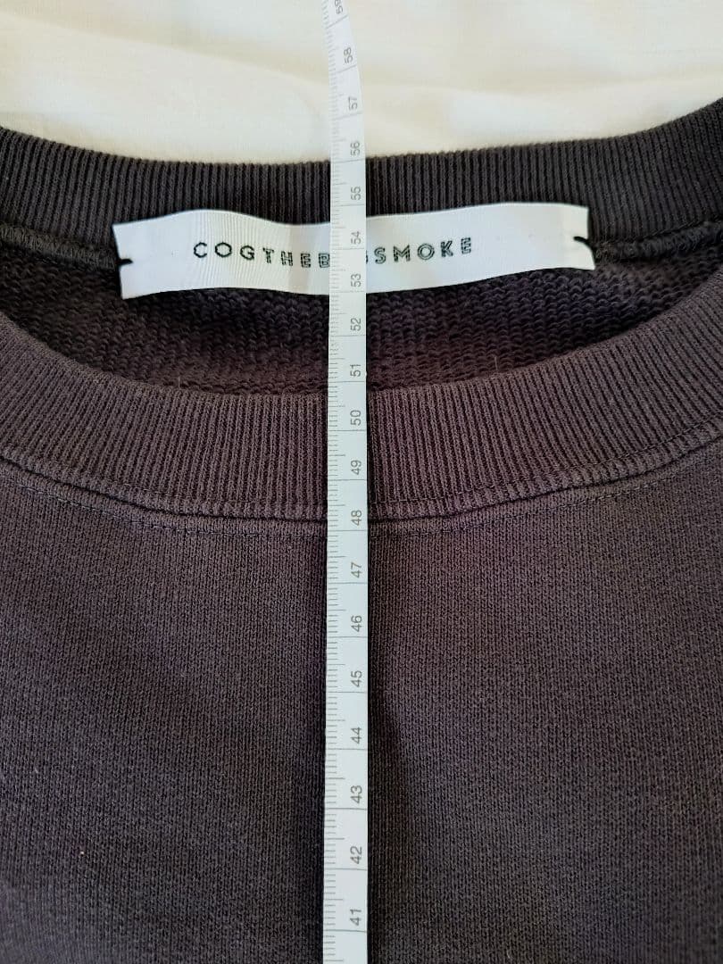 COGTHEBIGSMOKE コグ ザ ビッグスモークパフスリーブスウェット