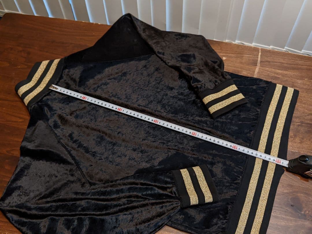 JAPONAIS BLEU　薄手　ベロア　上下セット　セットアップ　ジャージ　黒