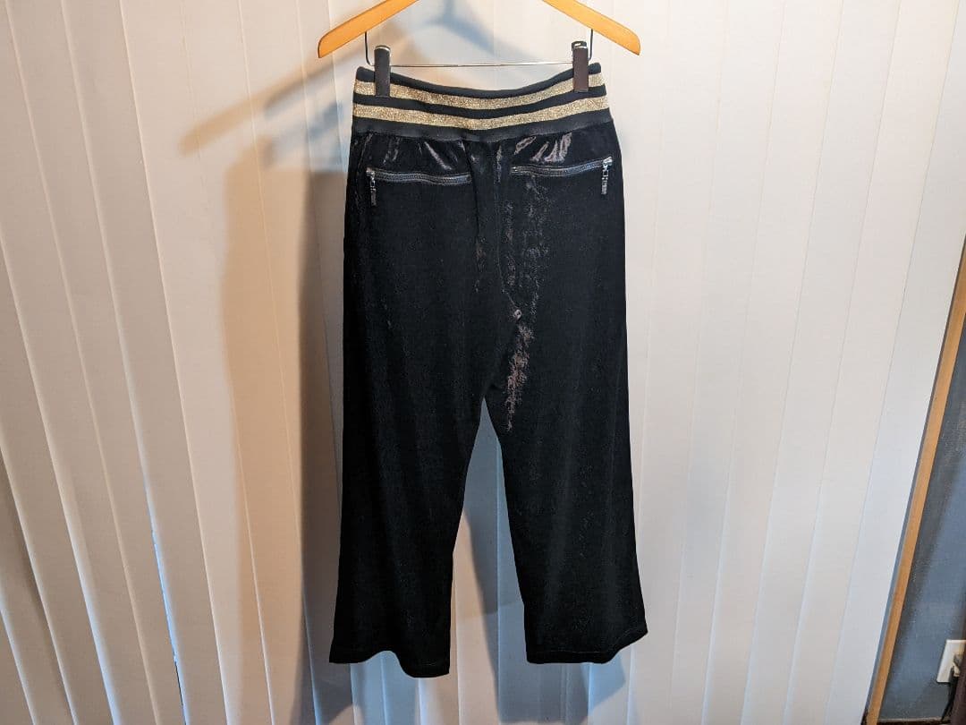 JAPONAIS BLEU　薄手　ベロア　上下セット　セットアップ　ジャージ　黒