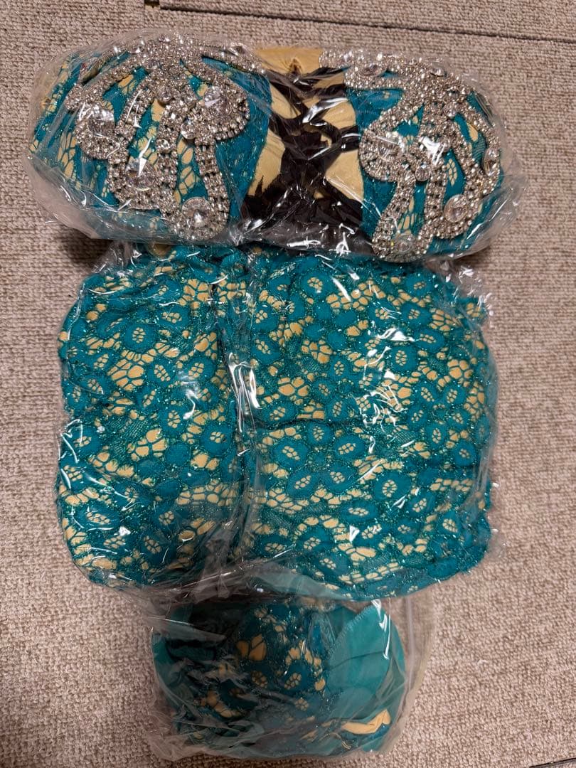 ベリーダンス セットアップ ターコイズEgypt