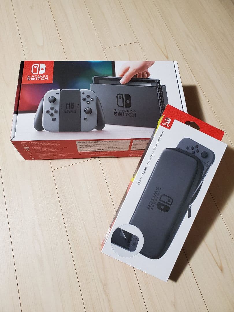 GW値下げ★新品に近い★スイッチ本体★純正キャリーケースセット
