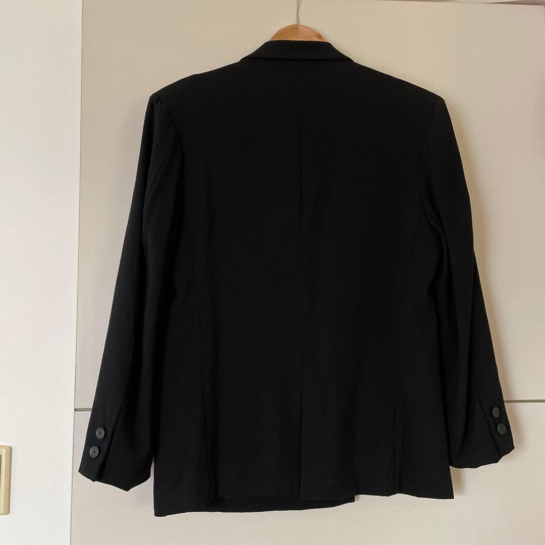 ヨウジ　ヤマモト　テーラードジャケット　黒　レディース