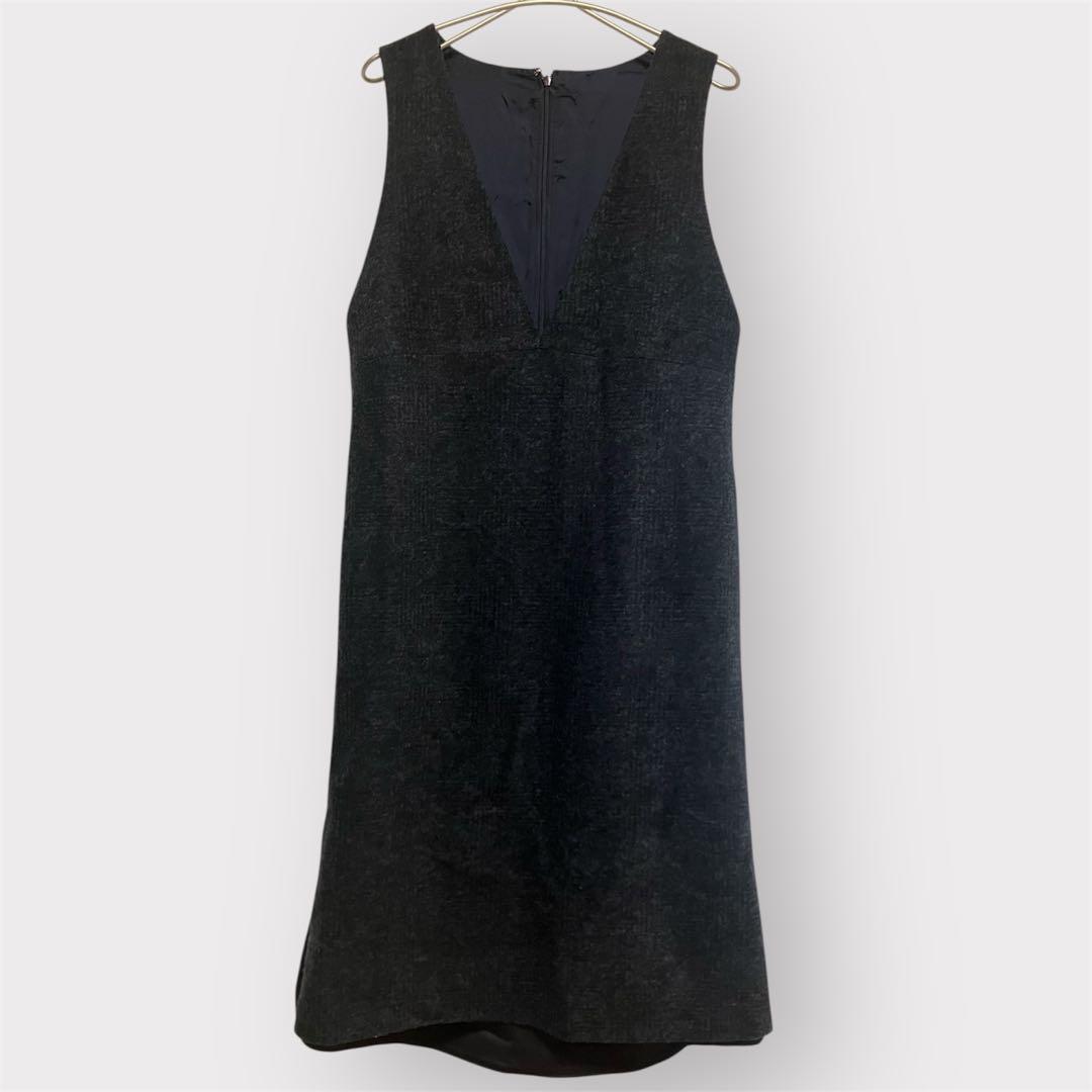 ANAYI グレンチェック ジャンパースカート 38