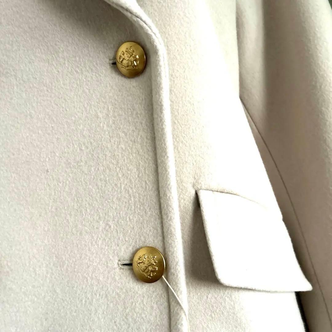 新品！【リヴドロワ】ベージュ　 ラグランPコート　S 36 ウールコート