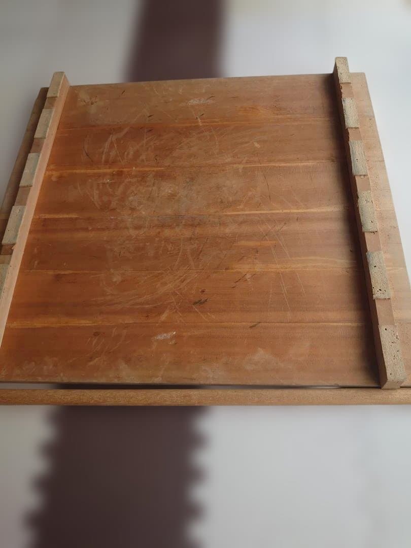 年越しそば・うどん手打ちのし板＆麺棒木製長さ90cm✖83cm高さ7.5cm