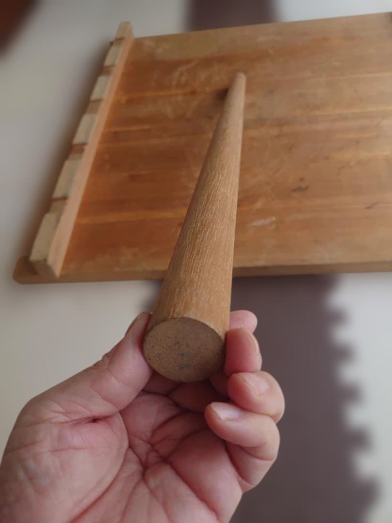 年越しそば・うどん手打ちのし板＆麺棒木製長さ90cm✖83cm高さ7.5cm