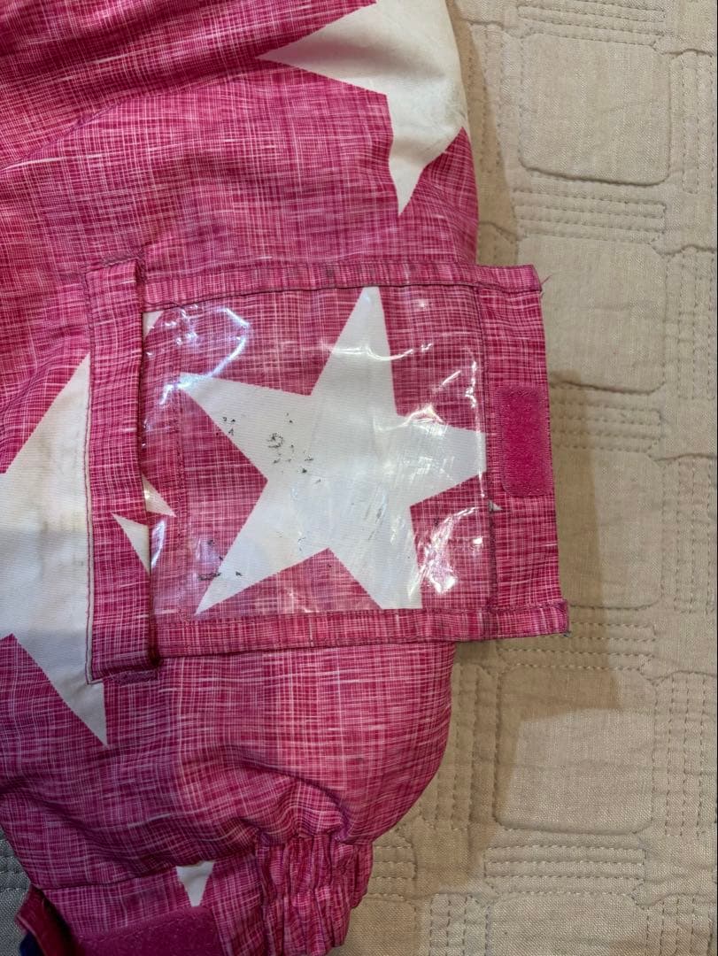 ジュニアスキー一式　板130cm／ストック／ブーツ／ウェア上下140cm