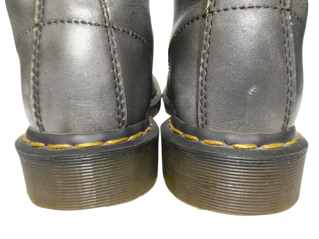 美品！激レアカラー！シルバーグレー！ドクターマーチン10ホールスチールトゥUK7