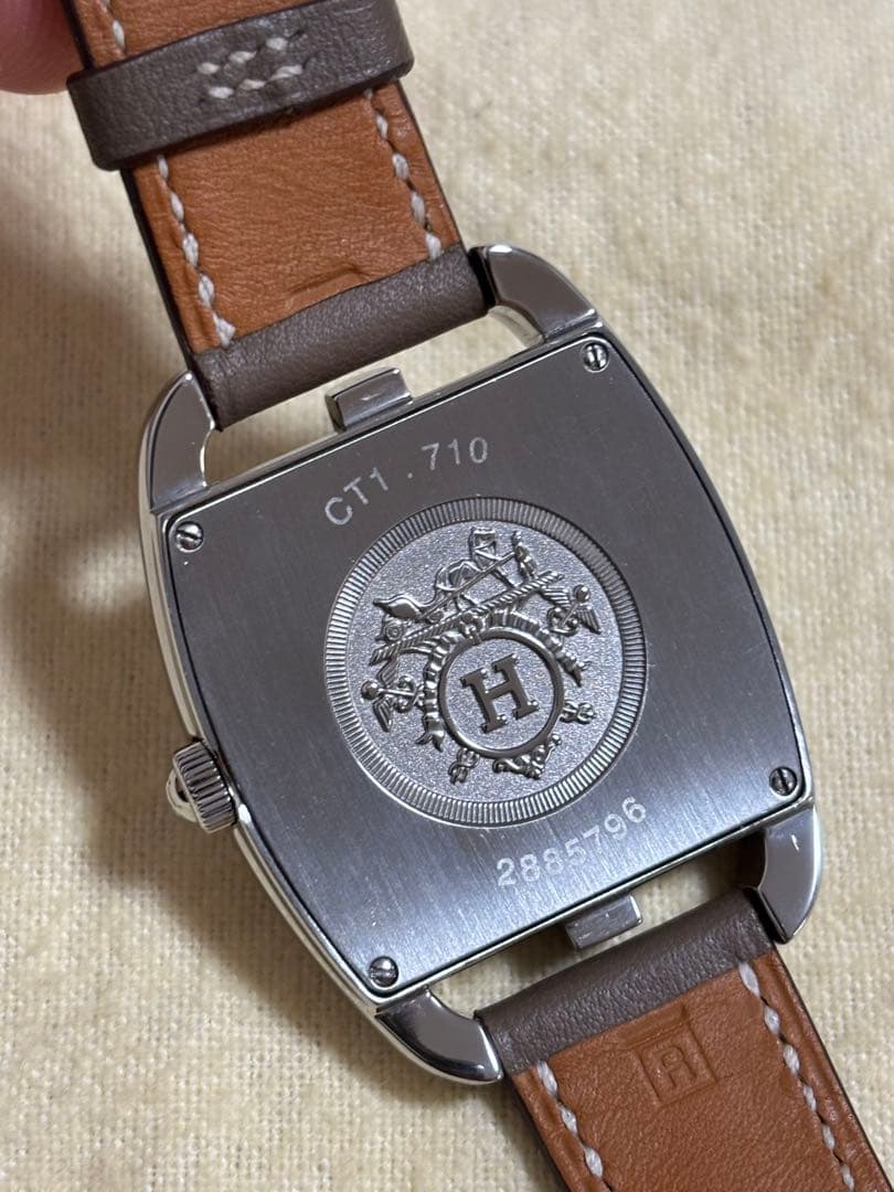 エルメス HERMES ケープコッド CT1.710 エトゥープ 新品仕上げ済み