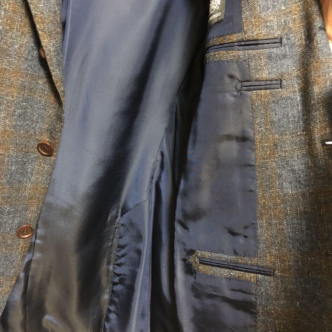 【秋冬】ストラスブルゴ ネイビー&ブラウン　ジャケット