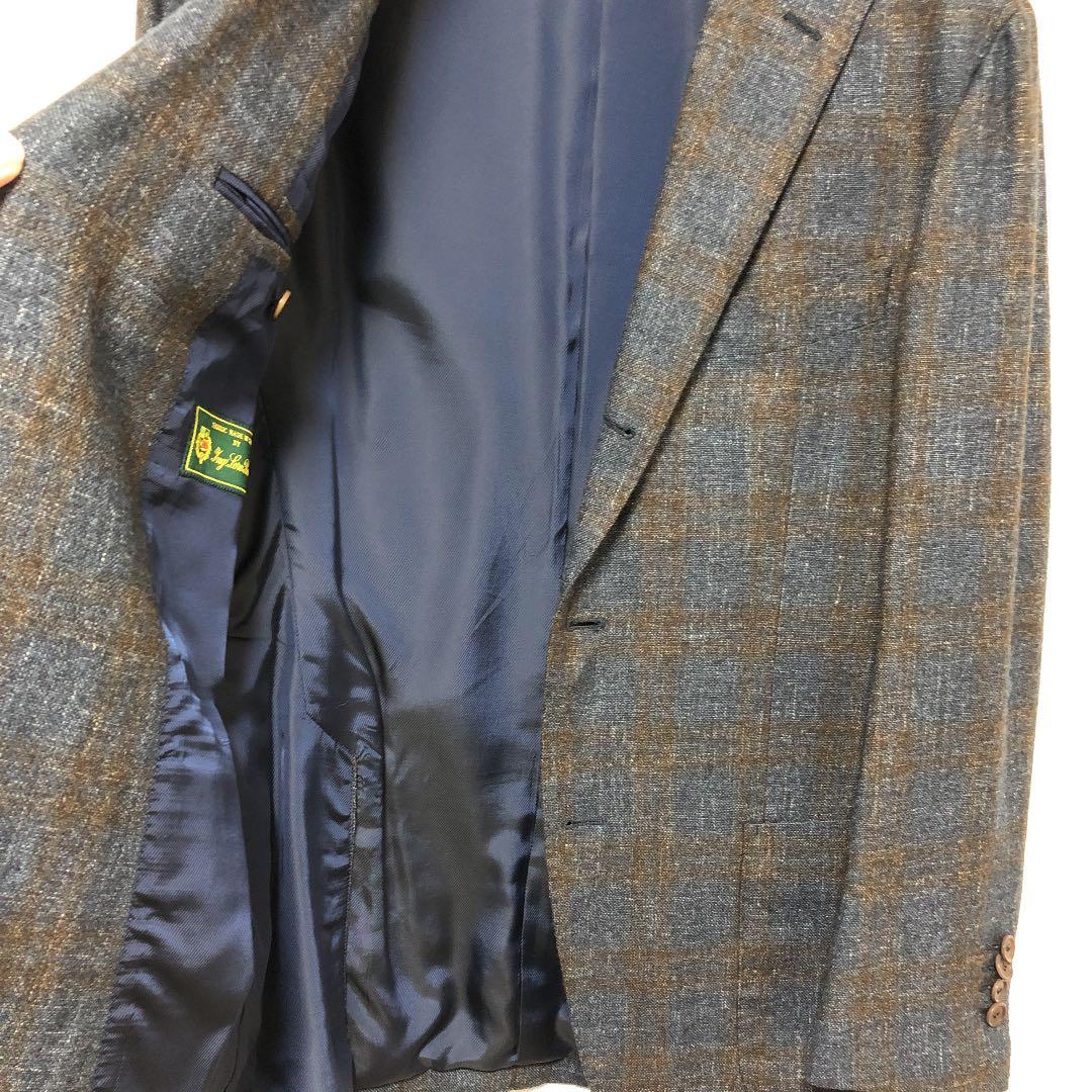 【秋冬】ストラスブルゴ ネイビー&ブラウン　ジャケット