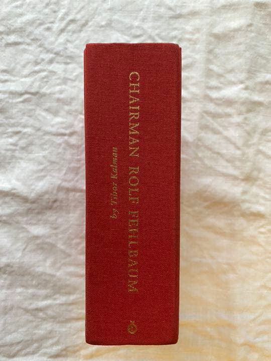 【初版・サイン本】Chairman Rolf Fehlbaum 洋書