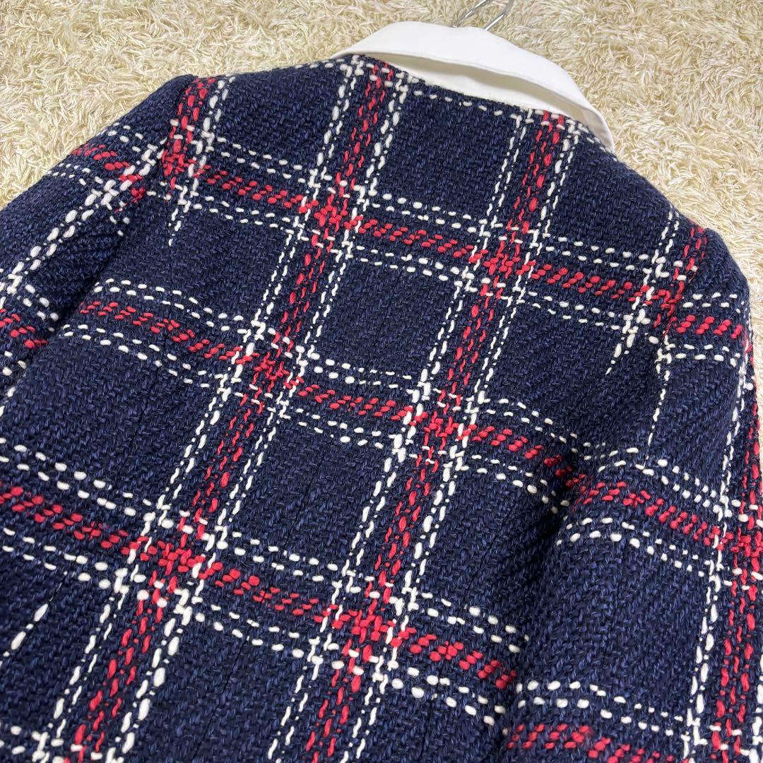 エムズグレイシー　カタログ掲載　現行　2way ツイード　ジャケット リボン