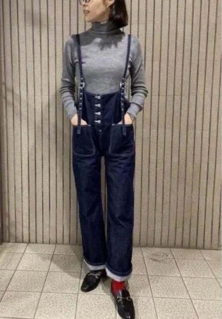 美品✨Bay Bee デニムサロペット/オーバーオール　インディゴ