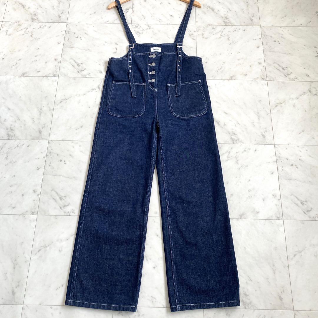 美品✨Bay Bee デニムサロペット/オーバーオール　インディゴ