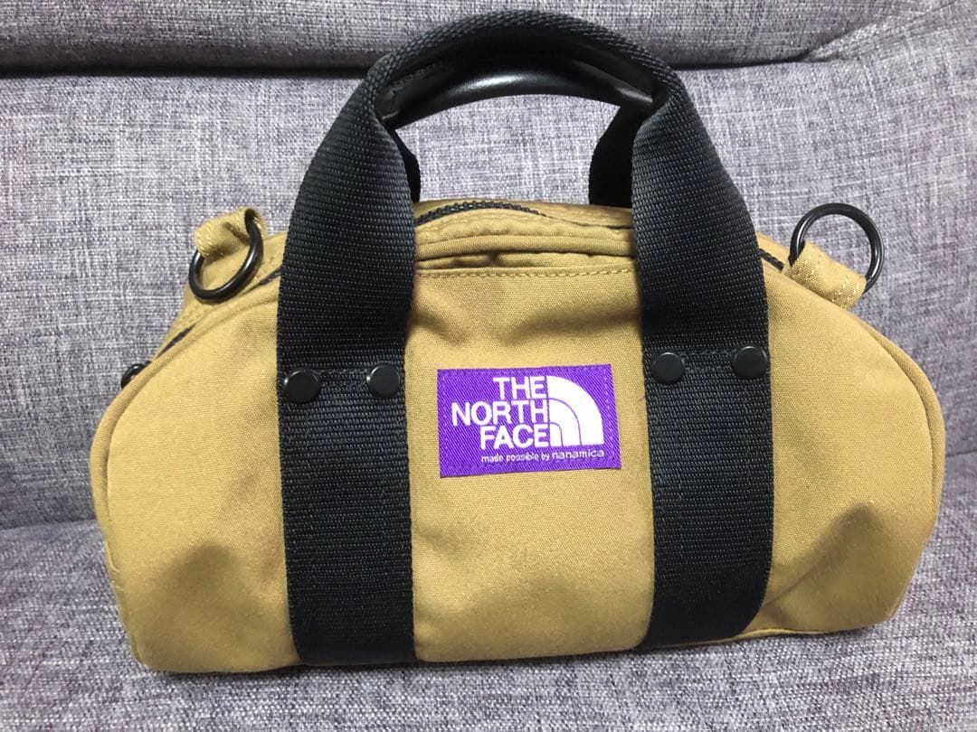 THE NORTH FACE パープルレーベル　ドラムバッグ ベージュ