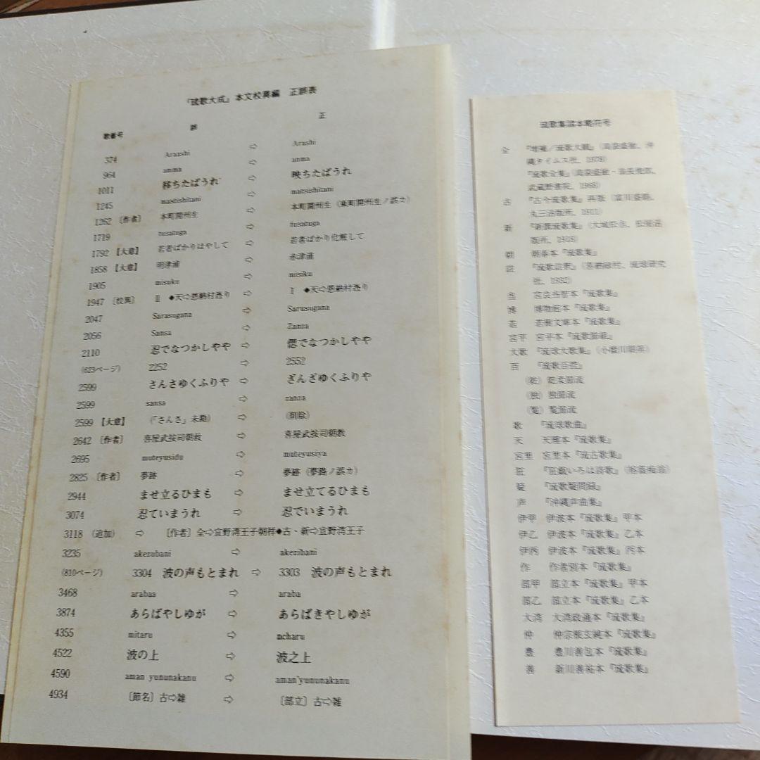 琉歌大成 2冊セット 箱付き