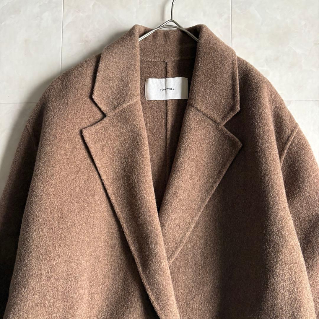 TODAYFUL Wool Over Coat ウールオーバーコート モカ 38