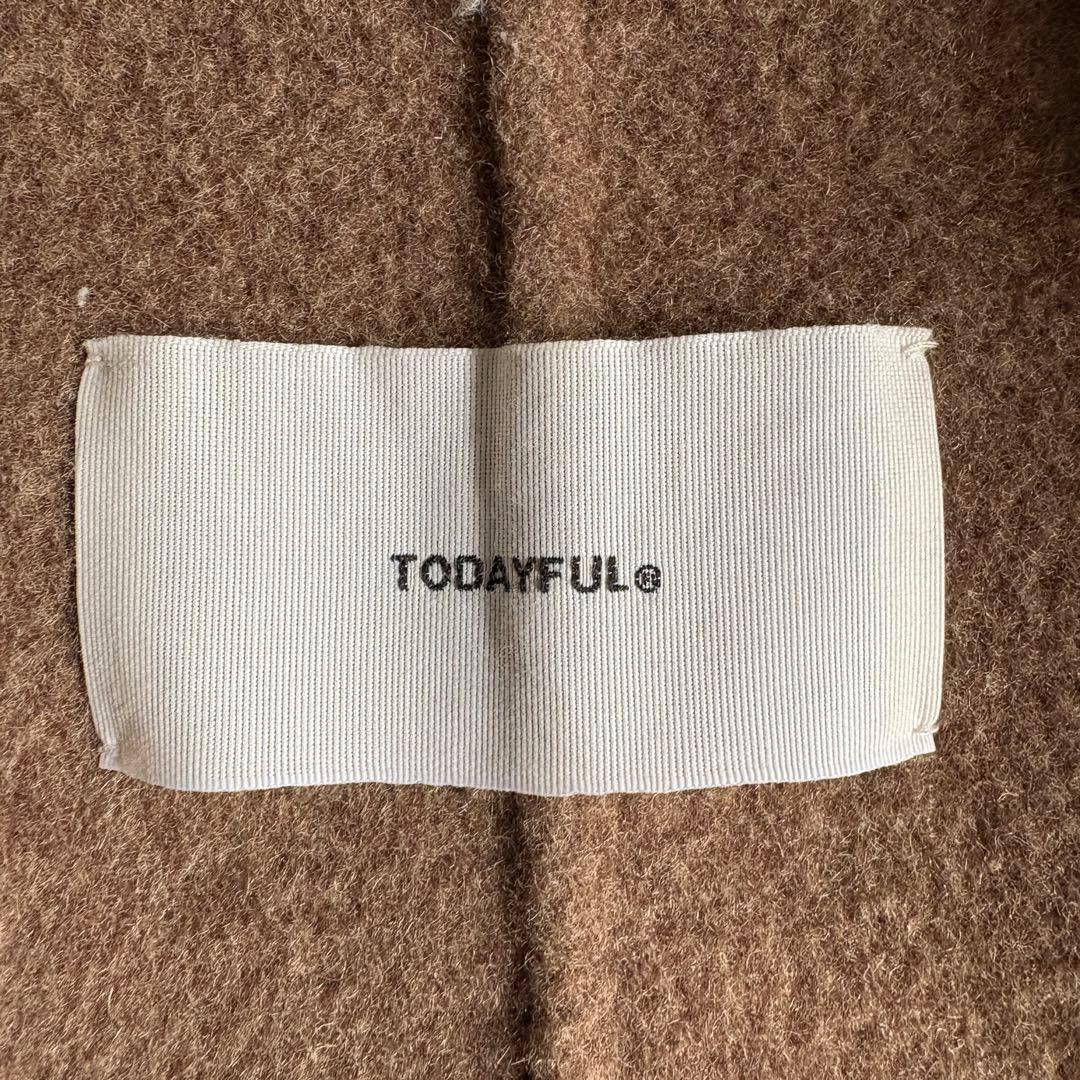 TODAYFUL Wool Over Coat ウールオーバーコート モカ 38