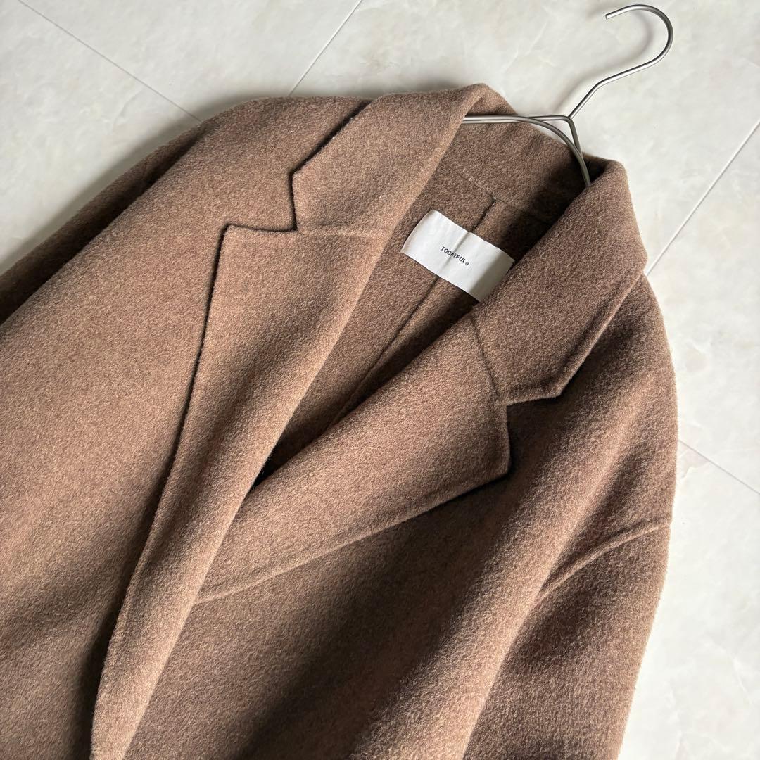 TODAYFUL Wool Over Coat ウールオーバーコート モカ 38