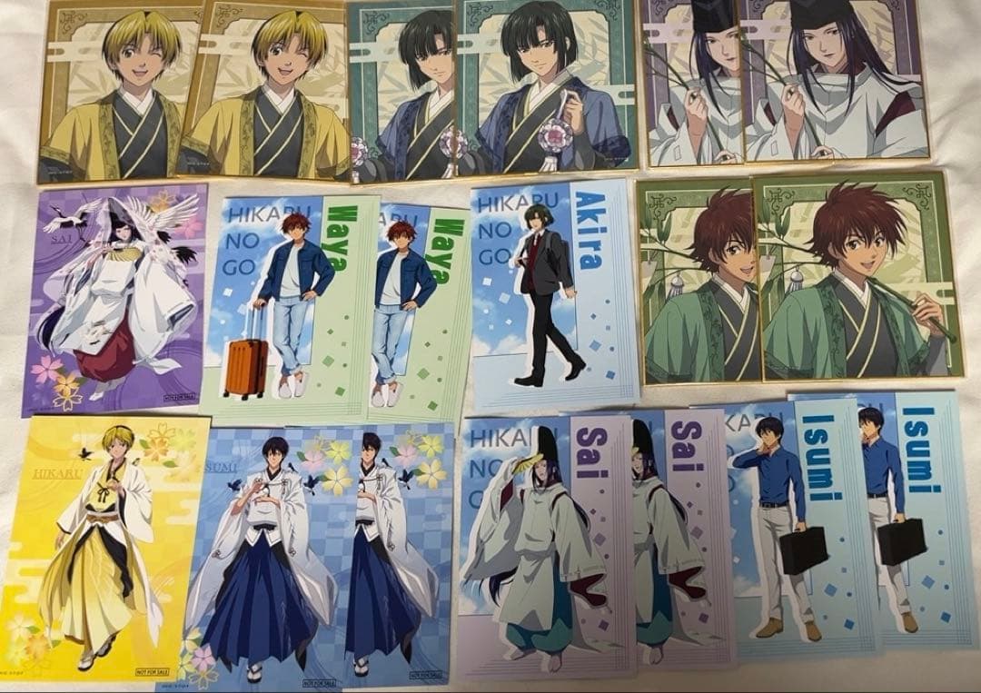 ヒカルの碁　進藤ヒカル　塔矢アキラ　七夕　くじ　花鳥風月　缶バッジ　アクスタ