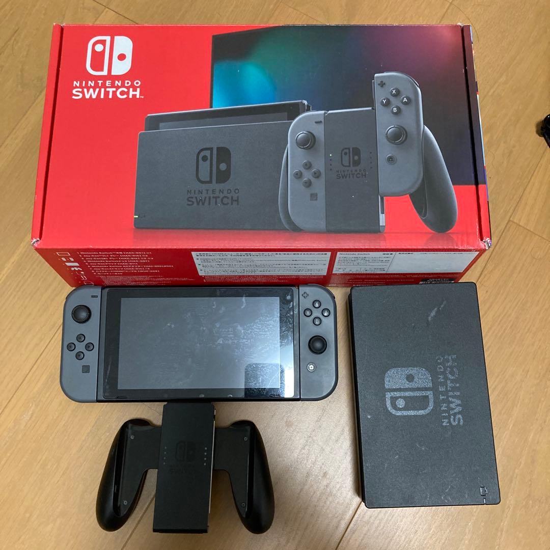 Nintendo Switch グレー 本体セット（難あり）