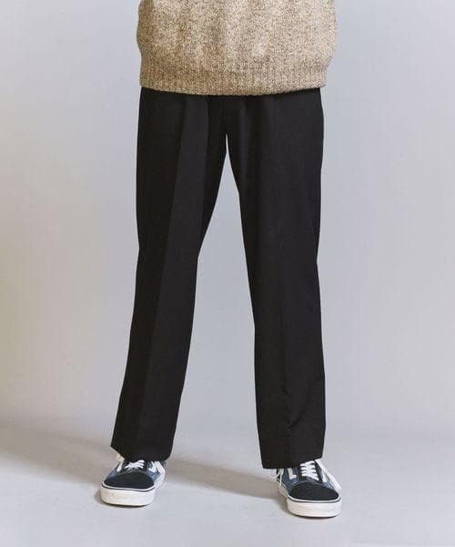 ビューティー＆ユース スラックス パンツ メンズ 黒 ブラック Sサイズ 美品