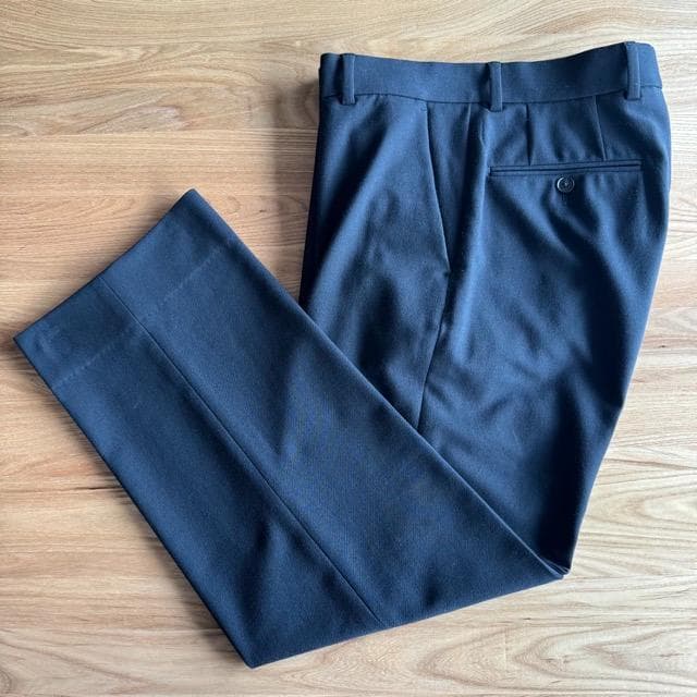 ビューティー＆ユース スラックス パンツ メンズ 黒 ブラック Sサイズ 美品