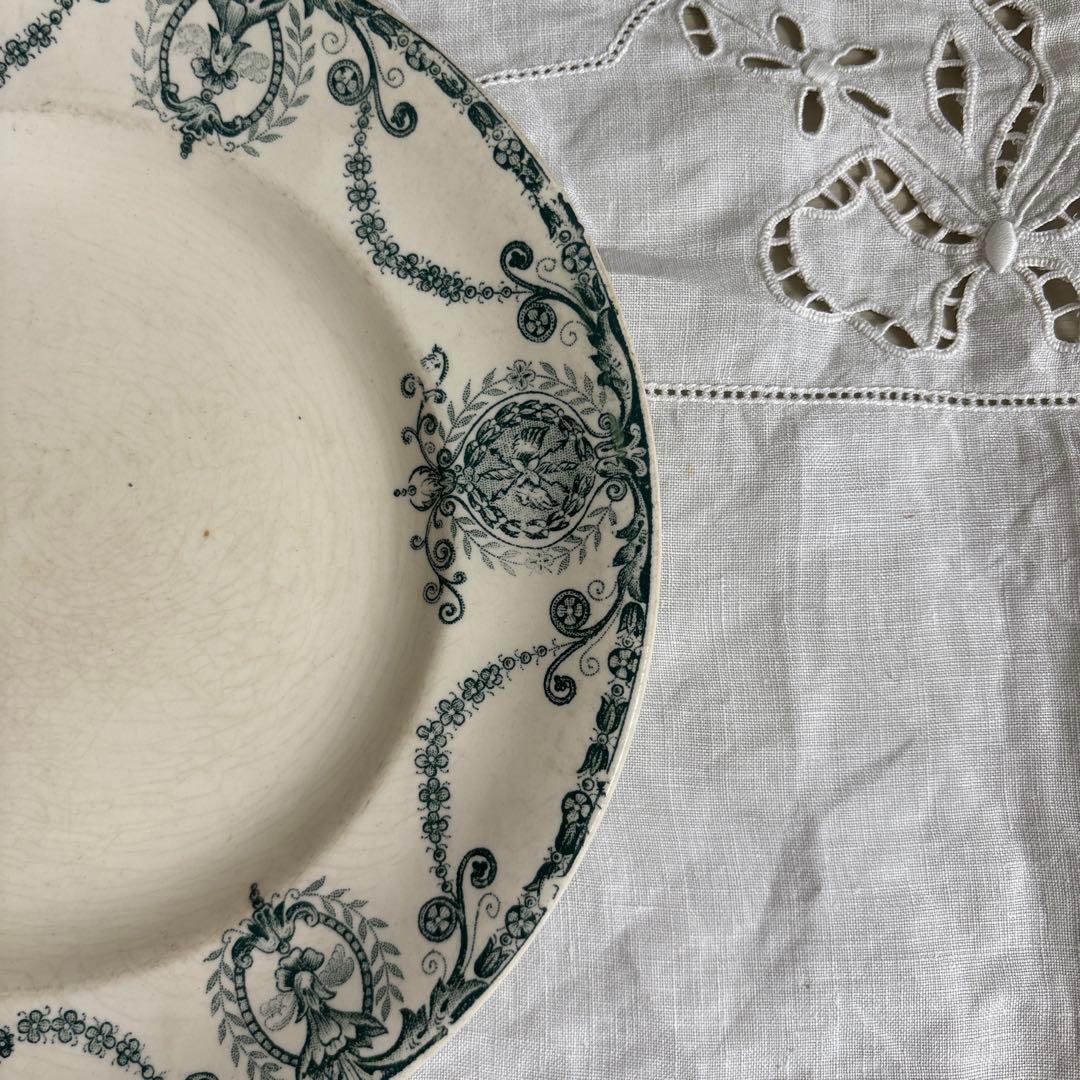 【美品】 アンティークプレートterre de fer Pierrefonds