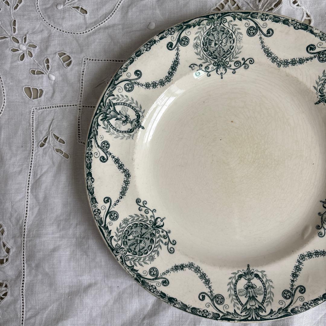 【美品】 アンティークプレートterre de fer Pierrefonds