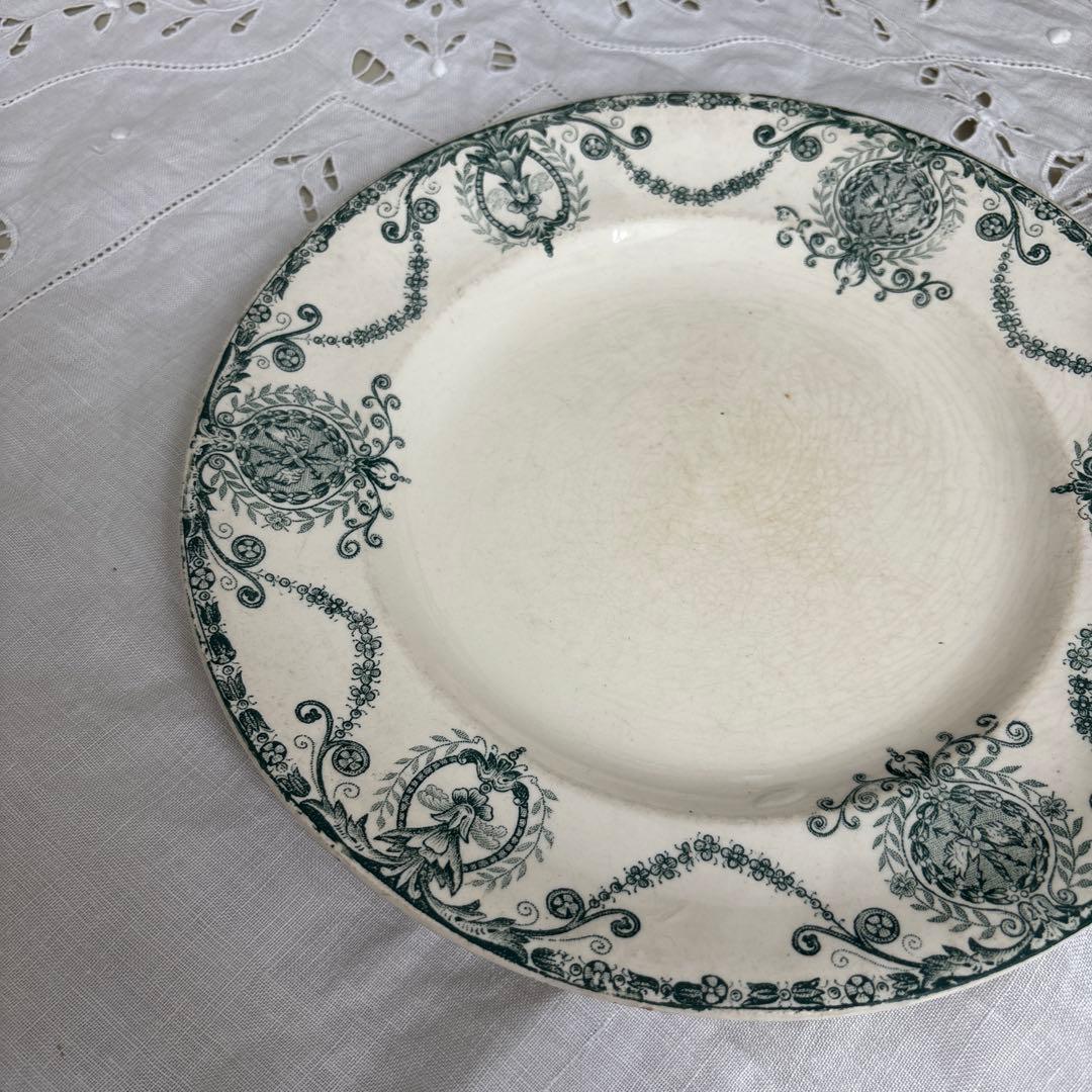 【美品】 アンティークプレートterre de fer Pierrefonds