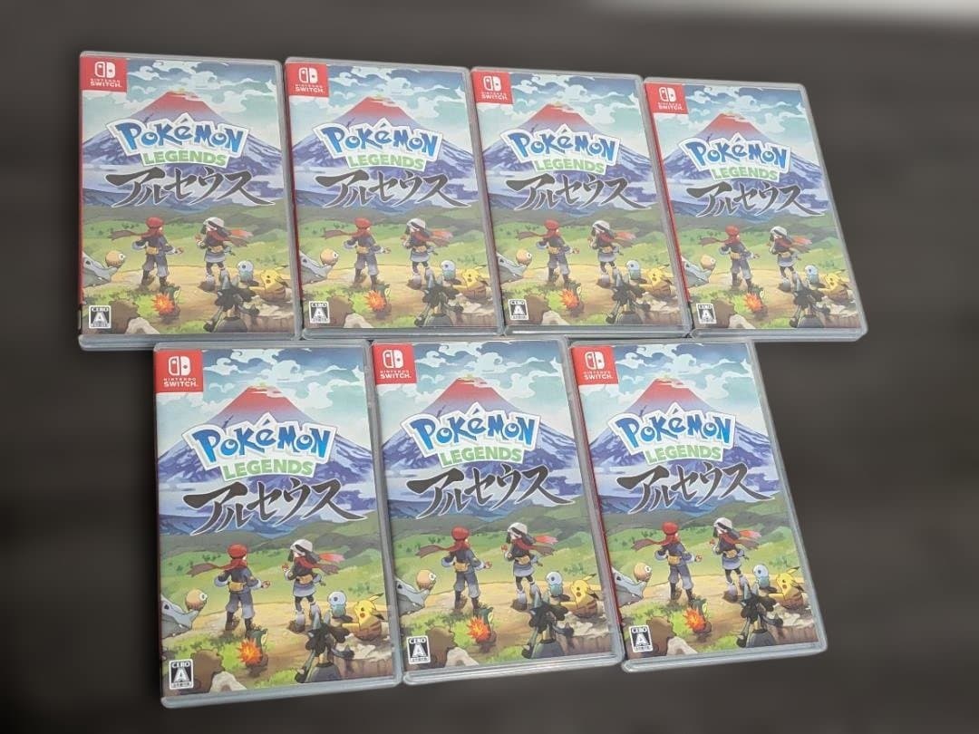 7本セット ポケモンレジェンズ アルセウス スイッチ ソフト 動作確認済