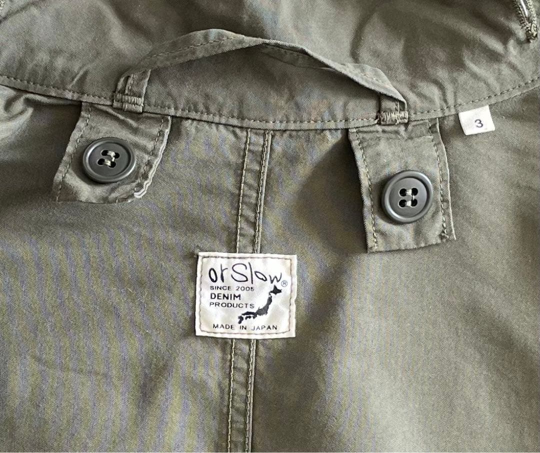 or slow M-65 フィッシュテール ミリタリージャケット モッズコート