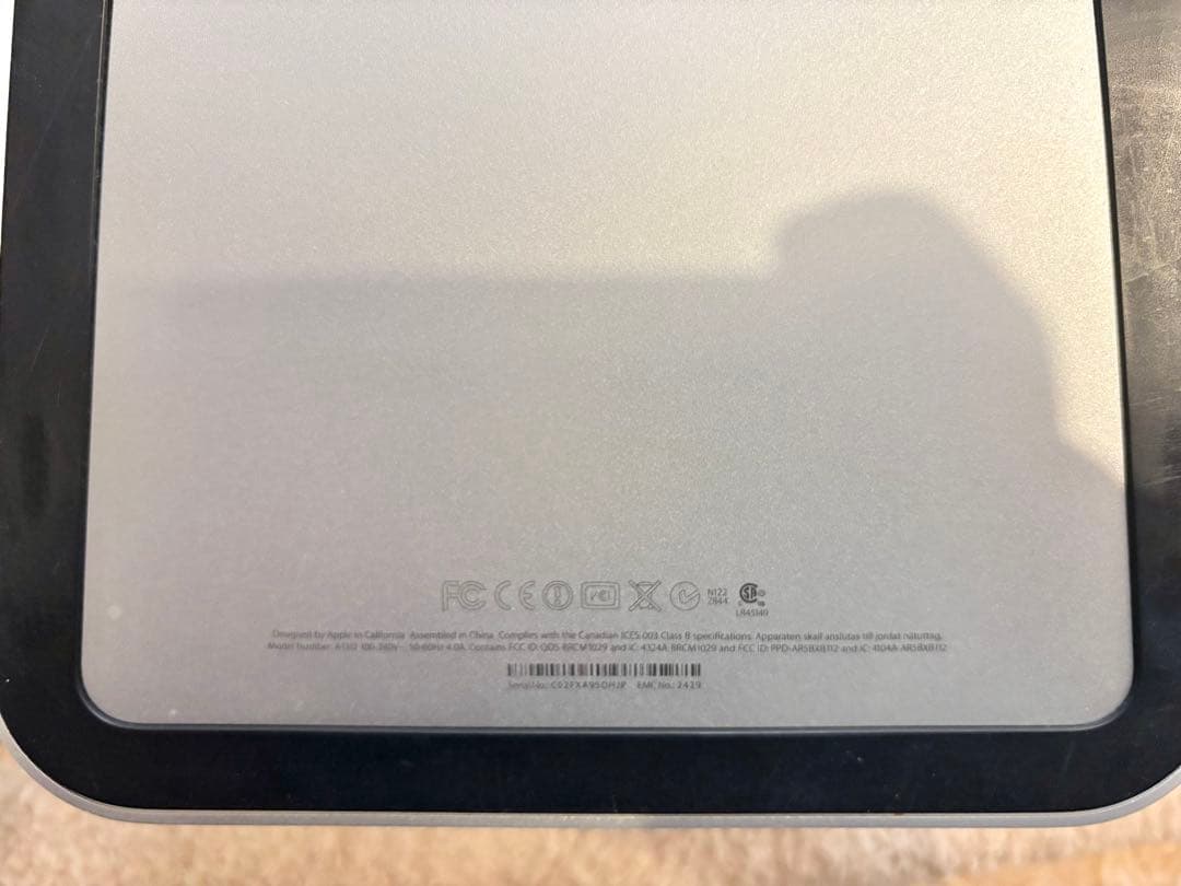 【ジャンク】 iMac 27インチ Mid 2011 内蔵HDD取り外し済み