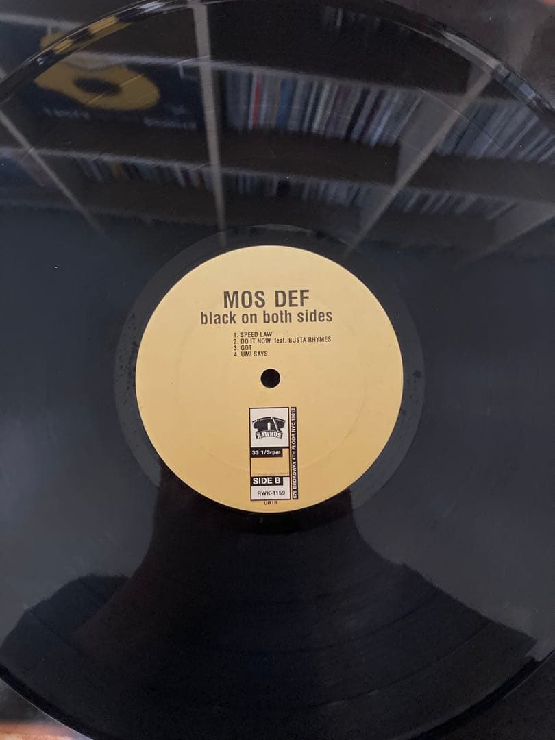 MOS DEF black on both sides 2LPアナログ