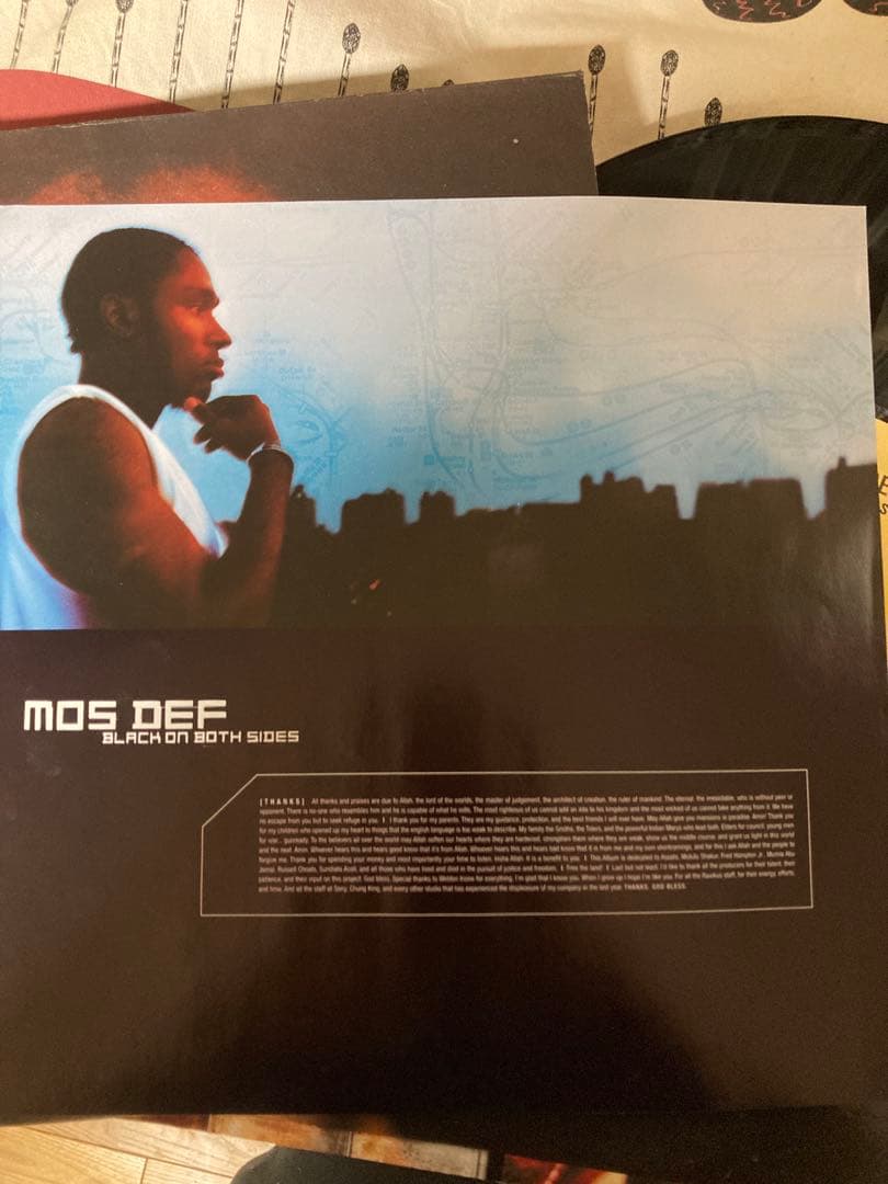 MOS DEF black on both sides 2LPアナログ