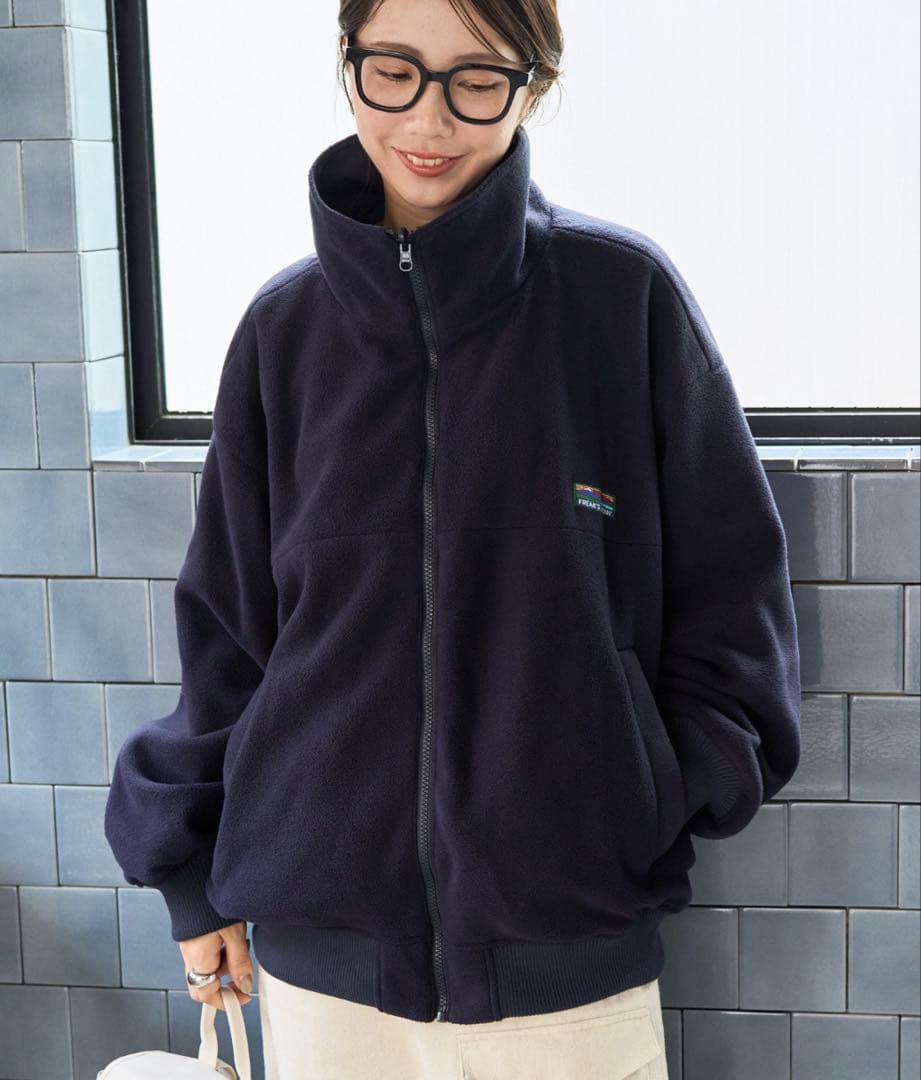 FREAK'S STORE リバーシブル スタンドカラーブルゾン