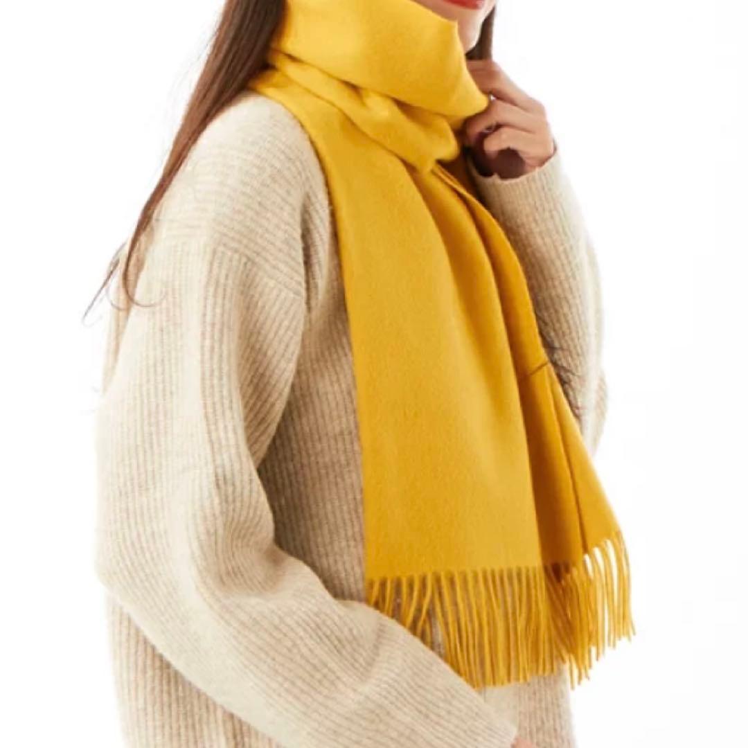 新品★LANVIN en blueランバン★マフラー ストール カシミヤ100%