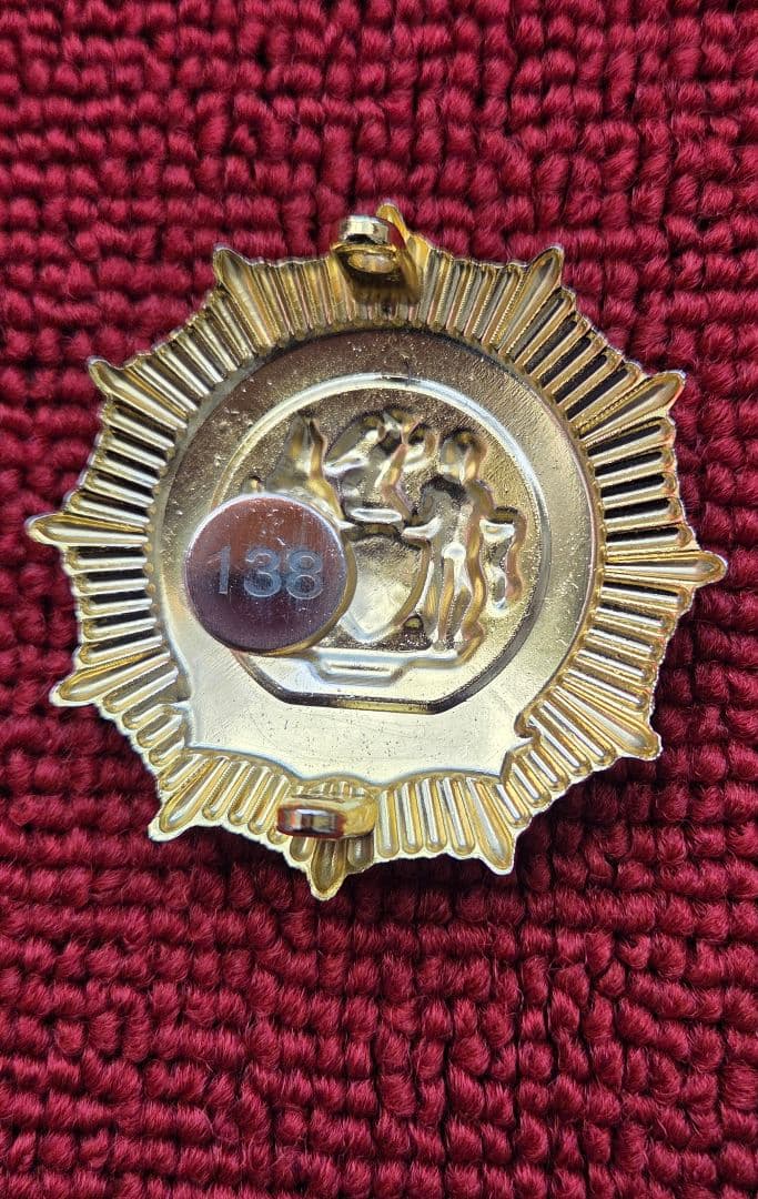 米国ポリスバッジ【NYPD ニューヨーク市警 警部補ランク】PFバッジホルダー付