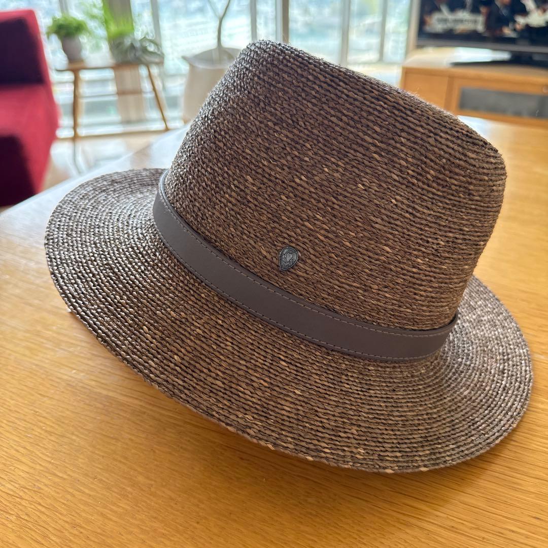 【新品未使用タグ付き】KAMINSKI XY カミンスキー　ラフィアハット　帽子