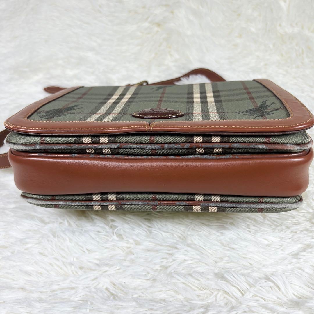 バーバリー ショルダーバッグ ノバチェック シャドーホース ヴィンテージ