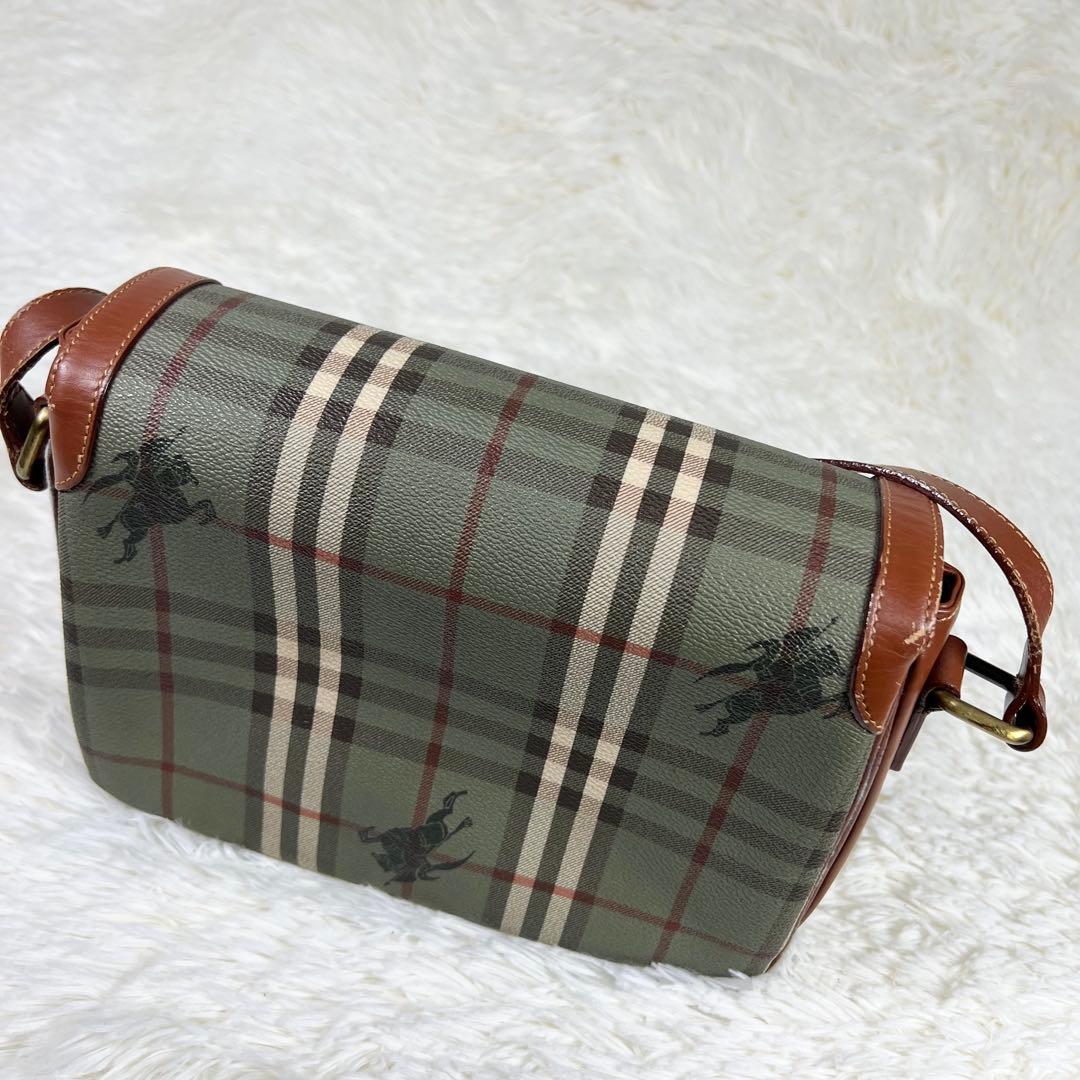 バーバリー ショルダーバッグ ノバチェック シャドーホース ヴィンテージ