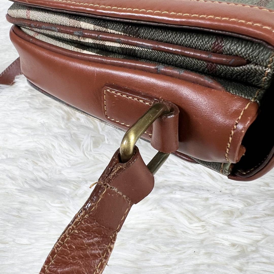 バーバリー ショルダーバッグ ノバチェック シャドーホース ヴィンテージ