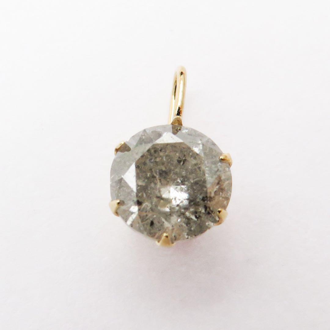 j*i様 新品本物K18YG 天然ダイヤモンド 0.79ct ペンダントトップ