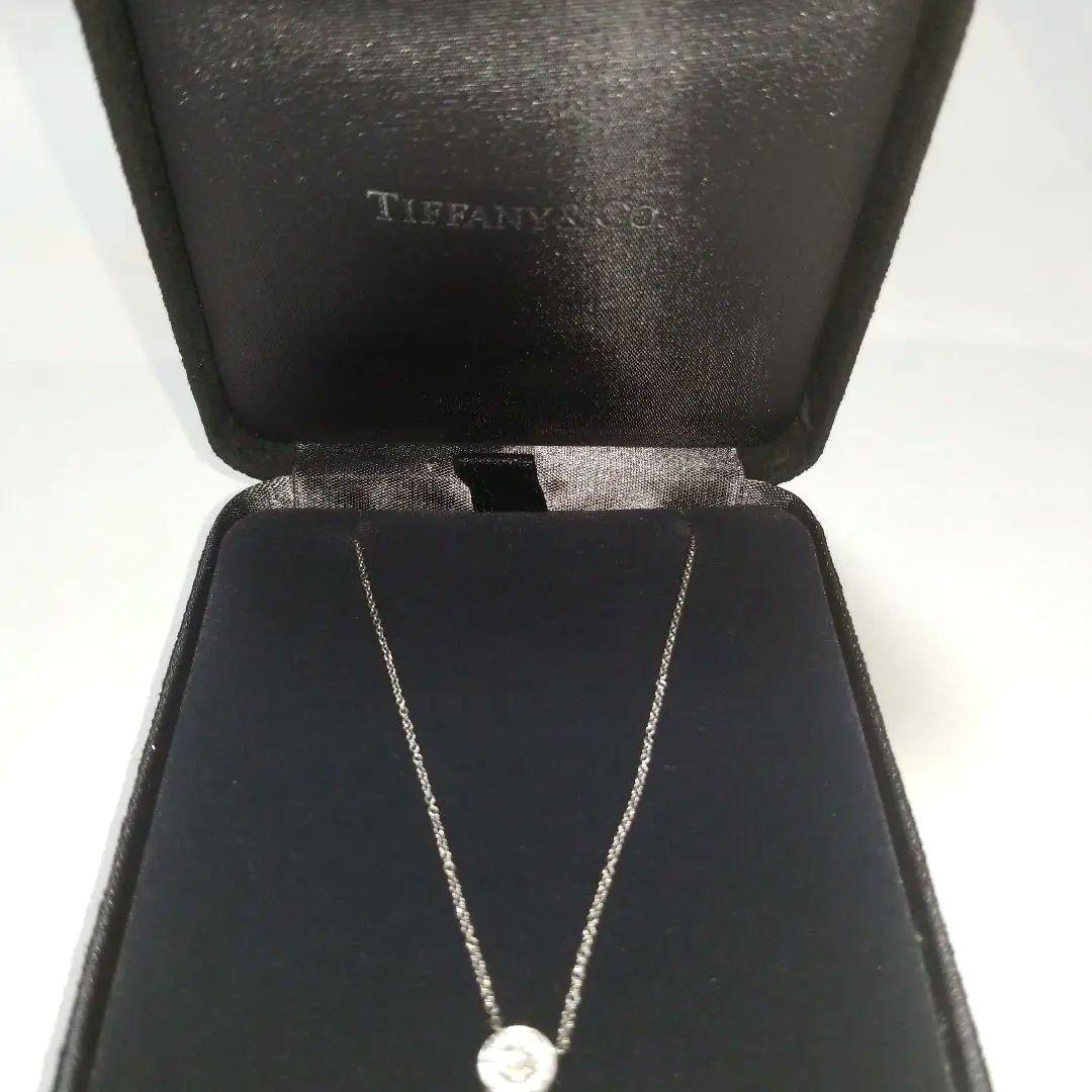 【K】ティファニー　サークレットプラチナネックレス
