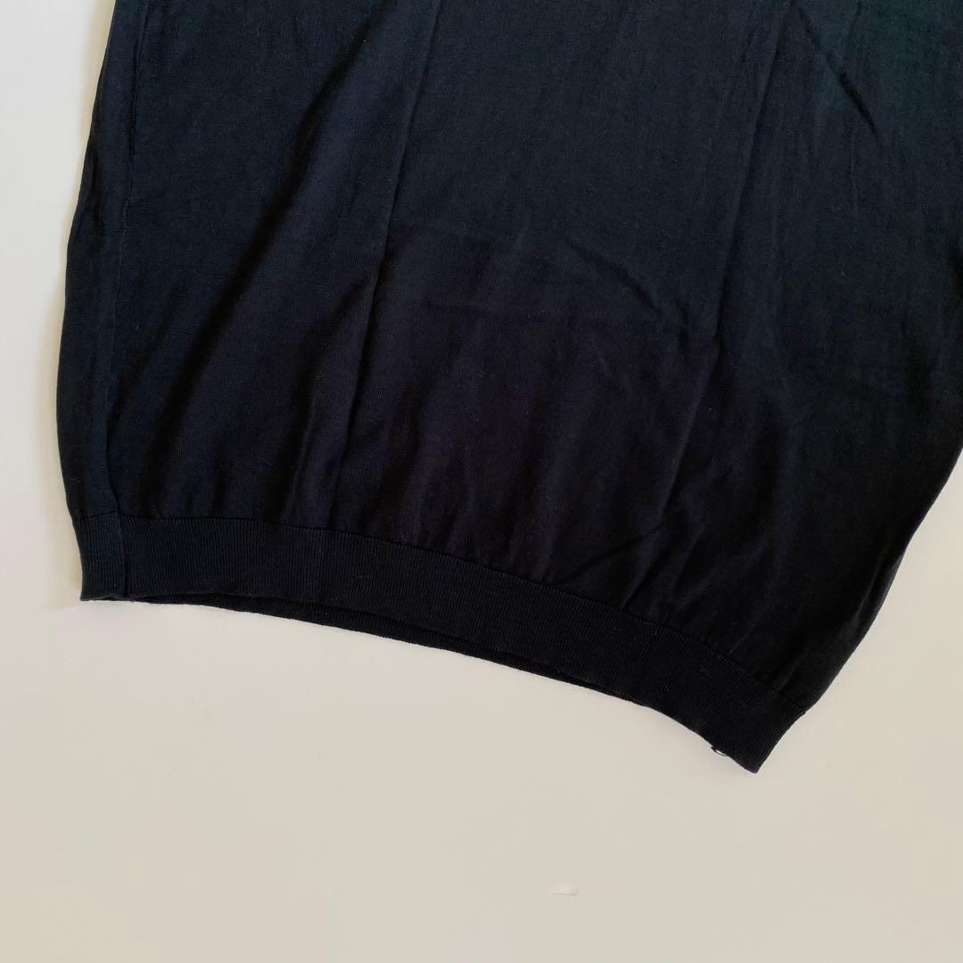 美品 イギリス製 john smedley ニットポロ シーアイランドコットン