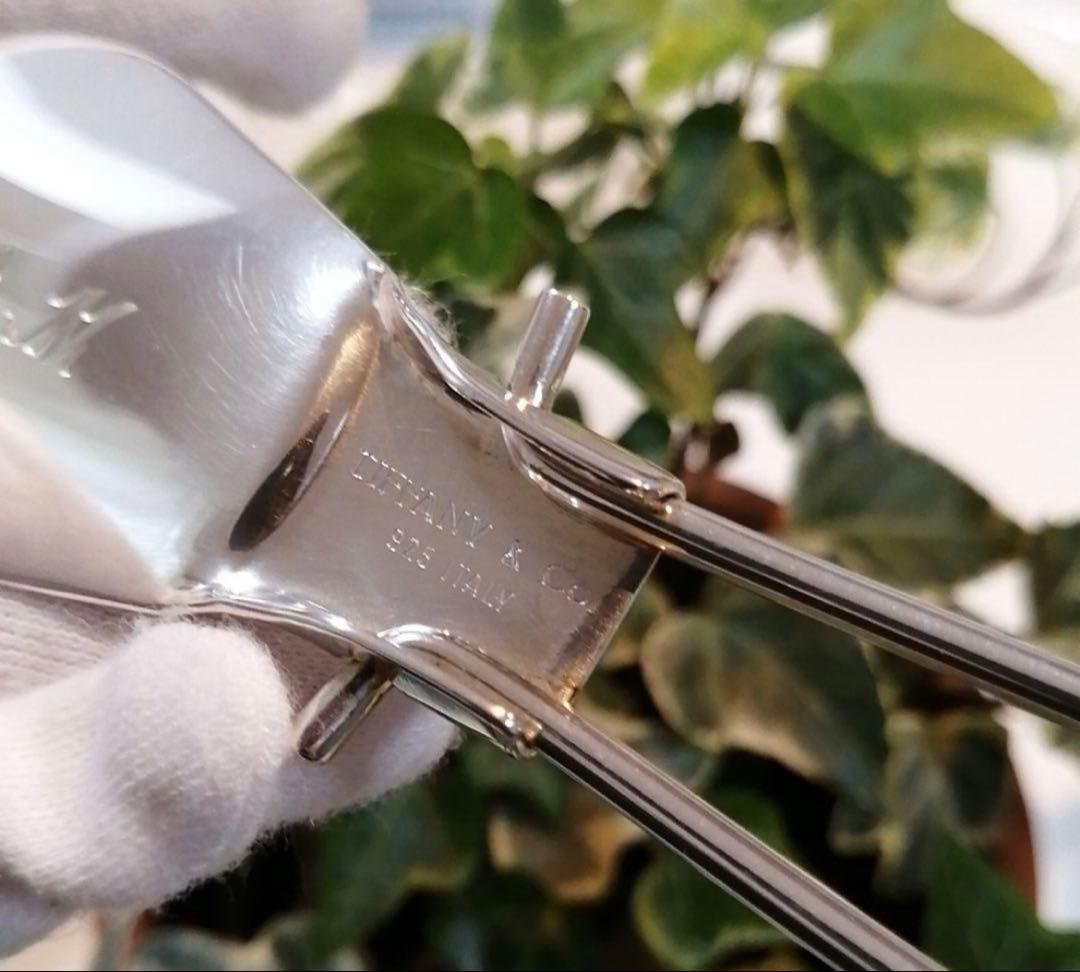 ティファニー　折りたたみ式 シューホーン 靴ベラ　シルバー　スーツ　メンズ　美品