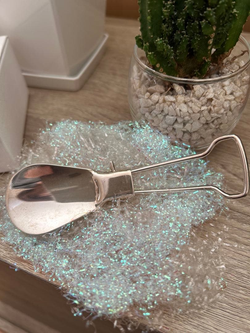 ティファニー　折りたたみ式 シューホーン 靴ベラ　シルバー　スーツ　メンズ　美品