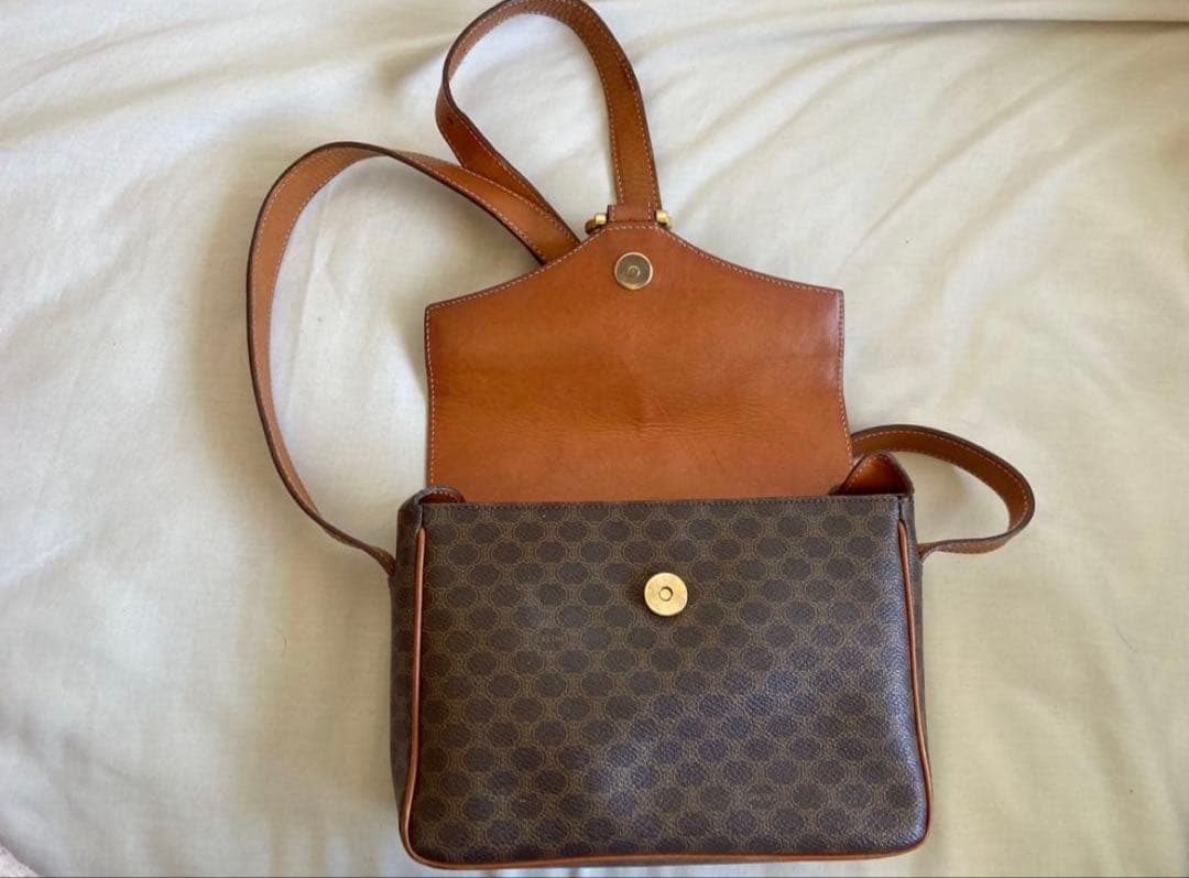 セリーヌショルダーバック マカダム柄 ガンチーニ